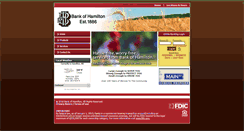 Desktop Screenshot of bankofhamilton.com